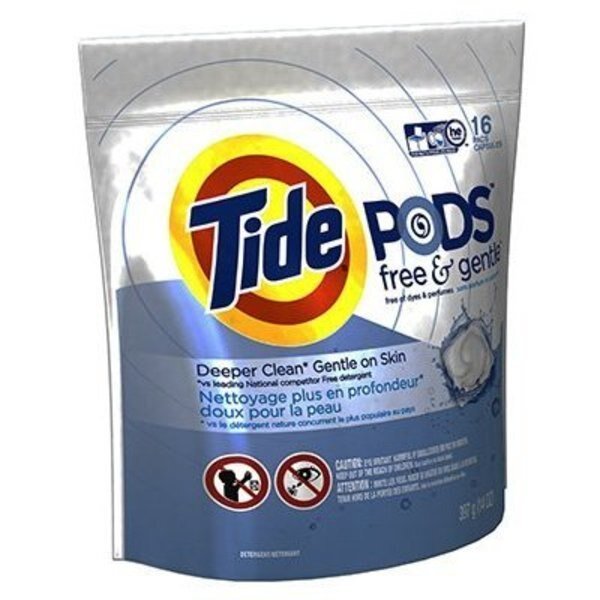 Tide 16CT FreeGent Pod, Procter & Gamble, Mfr#: 89885